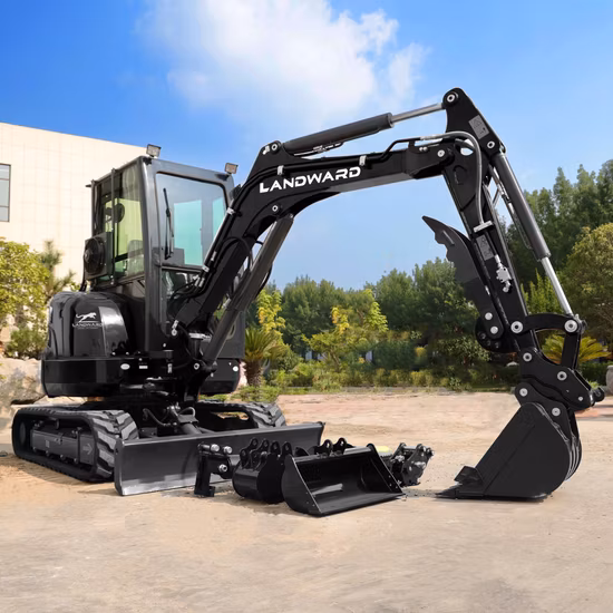 Fábrica Sdjk Venta caliente al por mayor Kubota 1 tonelada 1,8 toneladas excavadora pequeña Mini excavadora de 3,5 toneladas para la venta 1000 kg Jardín Hogar CE EPA Euro5 Mini excavadora Precio de 2 toneladas