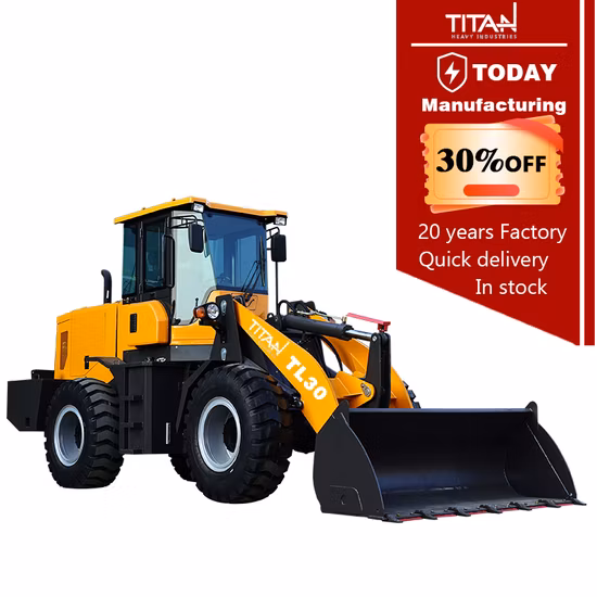 Cargador de ruedas chino TL32 de 3,2 toneladas de gran durabilidad para productos pesados